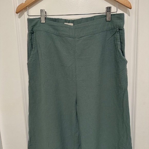 Rhythm. | Cotton and Rayon High Waist Wide Leg Pull On Pants with Pockets - Picture 5 of 7